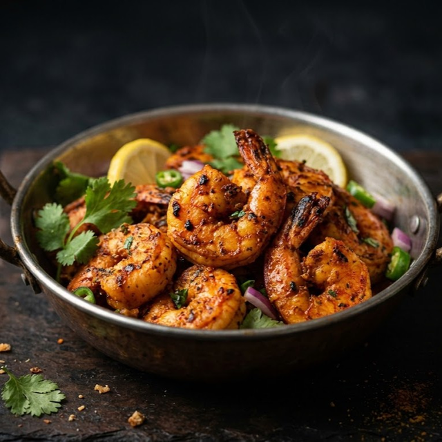 Tandoori Shrimp.